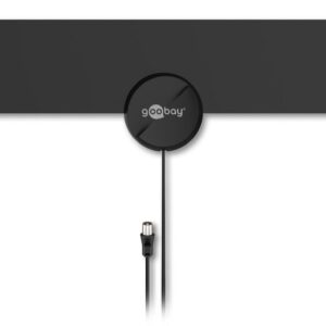 Antena De Interior Full Hd Ultra Plata 16dbi Filtru Gsm Lte 4g Dvb T Dvb T2 Activa Goobay 67183