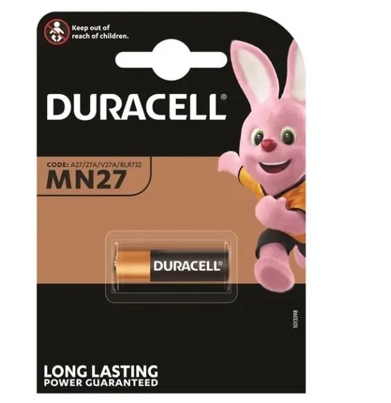 Baterie alcalina 12V Duracell MN27 27A 1buc/blister