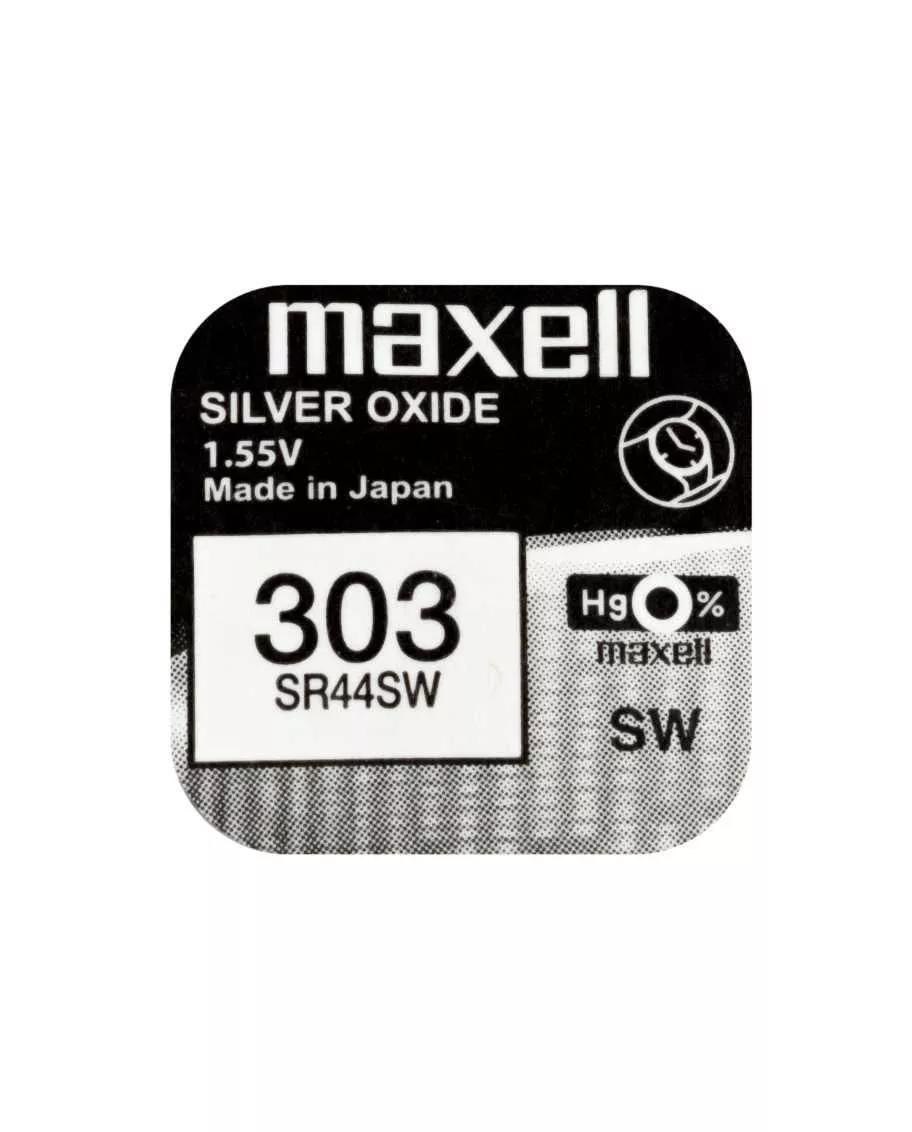 Baterie ceas Maxell SR44SW V303 AG13 1.55V oxid de argint 1buc
