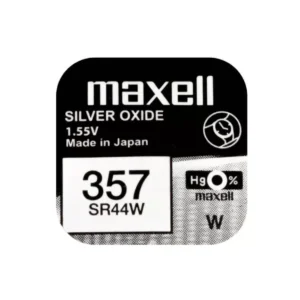 Baterie ceas Maxell SR44W V357 AG13 1.55V oxid de argint 1buc