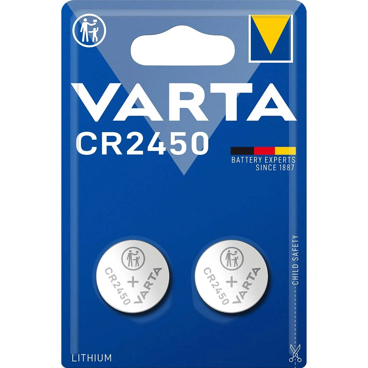 Baterie CR2450 Varta buton litiu 3V 560mAh