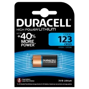 Baterie DURACELL CR123 3V LITIU 16.8x3.45mm Baterie DURACELL CR123 3V LITIU 16.8x3.45mm