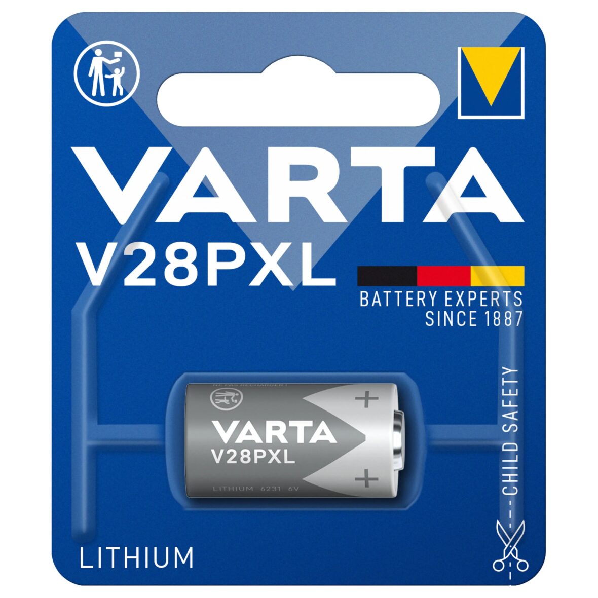 Baterie Varta V28PXL 6V 170mAh Silver Oxide 4LR44