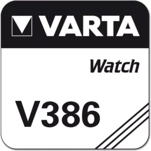 Baterie Varta V386 1.55V 105mAh Silver Oxide pentru ceasuri Baterie Varta V386 155v 105mah Silver Oxide Pentru Ceasuri
