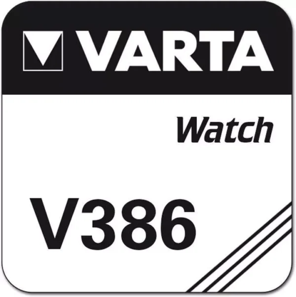 Baterie Varta V386 1.55V 105mAh Silver Oxide pentru ceasuri Baterie Varta V386 155v 105mah Silver Oxide Pentru Ceasuri