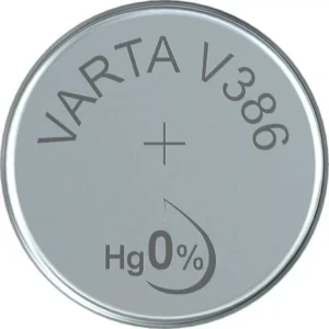 Baterie Varta V386 1.55V 105mAh Silver Oxide pentru ceasuri Baterie Varta V386 1.55V 105mAh Silver Oxide pentru ceasuri