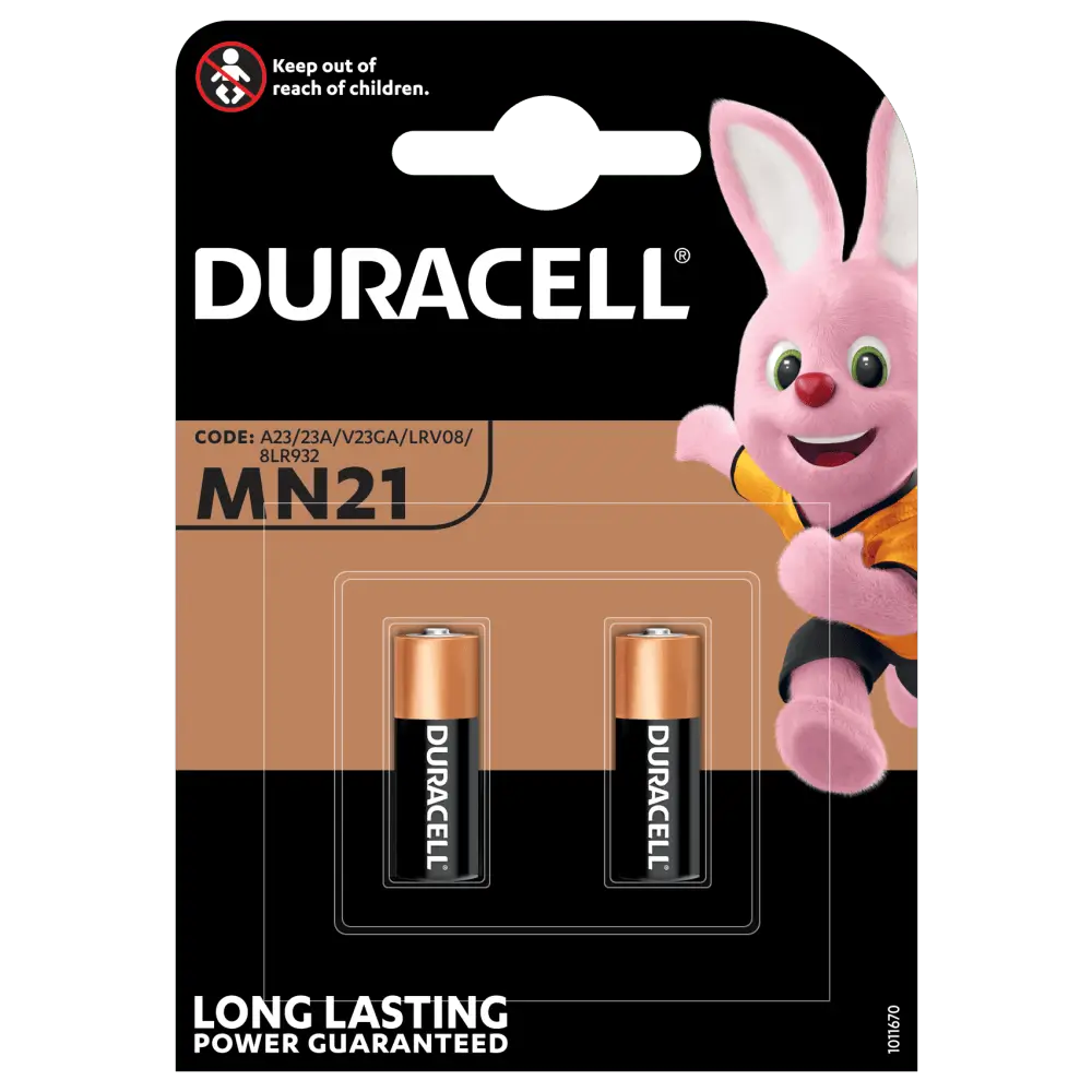 Baterii alcaline 12V Duracell MN21 V23GA LR23 2buc
