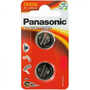 Baterii CR2032 Panasonic 3V LITHIUM 20x3.2mm 2buc blister Baterii CR2032 Panasonic 3V LITHIUM 20x3.2mm 2buc blister