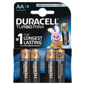 Baterii DuraCell AA TurboMax Ultra Alcaline LR6 blister 4buc Baterii DuraCell AA TurboMax Ultra Alcaline LR6 blister 4buc