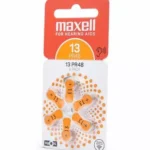 Baterii pentru aparat auditiv Maxell PR48 ZA13 6buc/blister