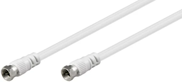 Cablu antena dublu ecranat F tata-tata 5m Goobay Cablu antena dublu ecranat F tata-tata 5m Goobay