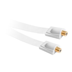 Cablu plat cu mufa F mama - F mama pentru trecere fereastra KPO3834F Cablu plat cu mufa F mama - F mama pentru trecere fereastra KPO3834F