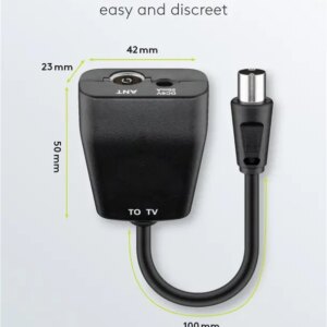 Invertor De Putere Si Alimentator 5vdc Pentru Conectare Antene Dvb T Goobay 67245