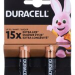 Set 2 baterii Duracell Basic alcaline AA R6 1.5V MN1500