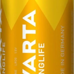 Set 2buc baterii alcaline R20 D Longlife Varta 4120 Set 2buc Baterii Alcaline R20 D Longlife Varta 4120