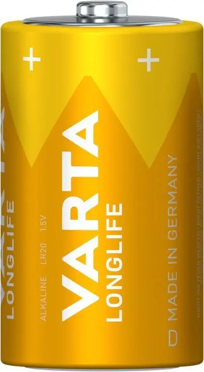 Set 2buc baterii alcaline R20 D Longlife Varta 4120 Set 2buc Baterii Alcaline R20 D Longlife Varta 4120