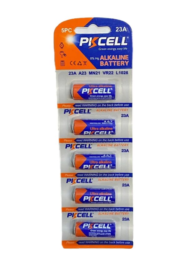 Set 5 baterii PKCELL 23A ultra alkaline 12V compatibil A23 /MN21 /VR22 /L1028 /V23 /LRV08 23A-5PC-PKCELL (615) Set 5 baterii PKCELL 23A ultra alkaline 12V compatibil A23 /MN21 /VR22 /L1028 /V23 /LRV08 23A-5PC-PKCELL (615)