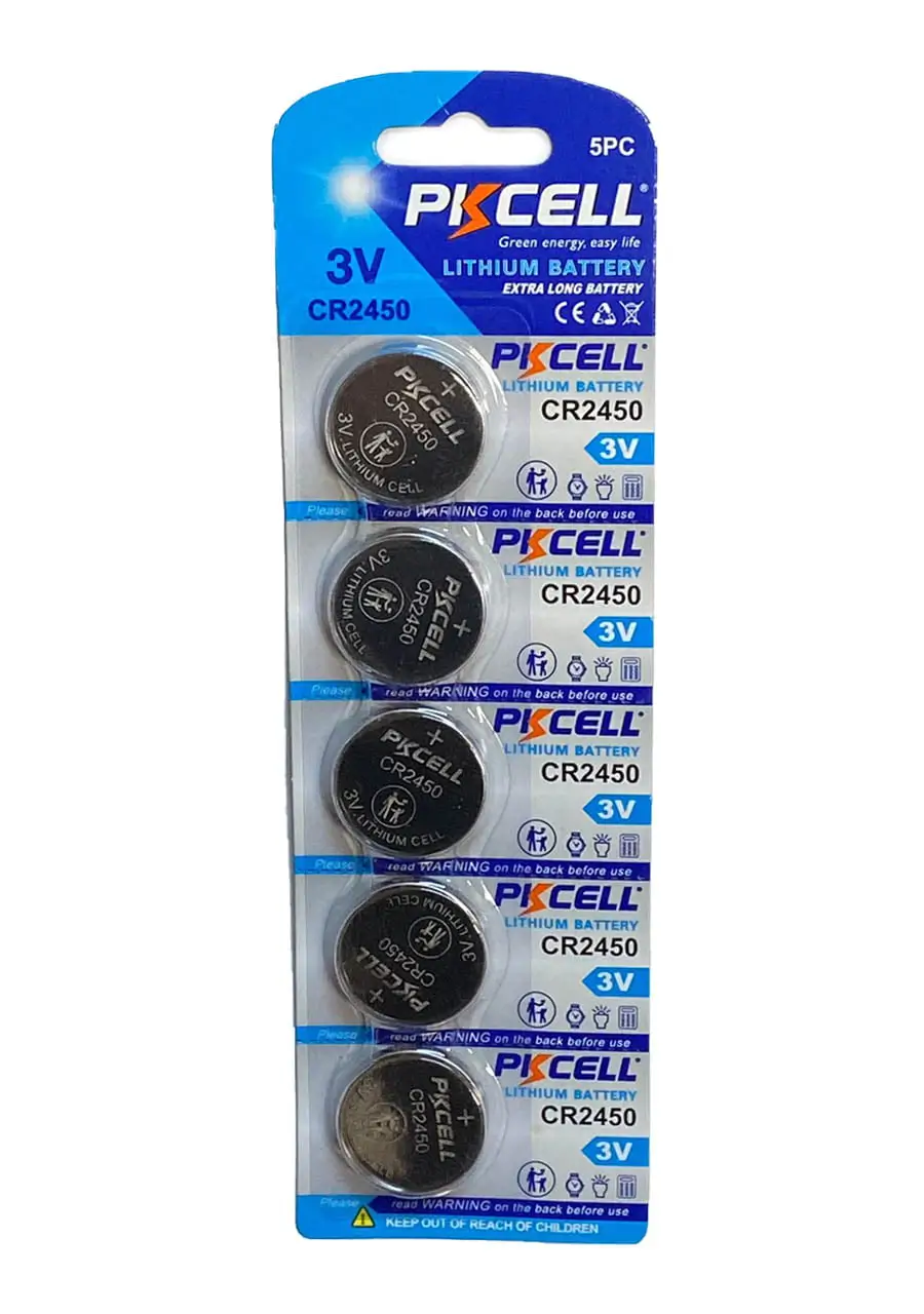 Set 5 baterii PKCELL CR2450 3V LITHIUM (623)