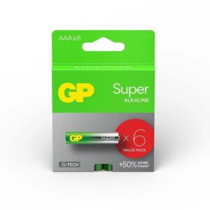 Set 6 baterii Super ALKALINE GP R3 AAA GP24A-PGB6