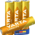 Set baterii alcaline R3 AAA 4buc LonglifeVarta 42330