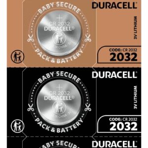 Set baterii buton litiu Duracell CR2032 3V 5buc blister Set baterii buton litiu Duracell CR2032 3V 5buc blister