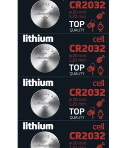 Set baterii CR2032 Litiu 3V 5buc RAVER B7332