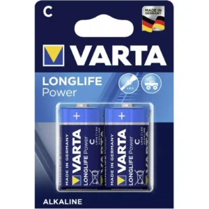 Set baterii VARTA C R14 LONGLIFE Power alcaline 2buc Set baterii VARTA C R14 LONGLIFE Power alcaline 2buc