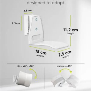 Set Suport Difuzor De Perete Modern Sonos Era 300 Flex Alb Goobay 71984