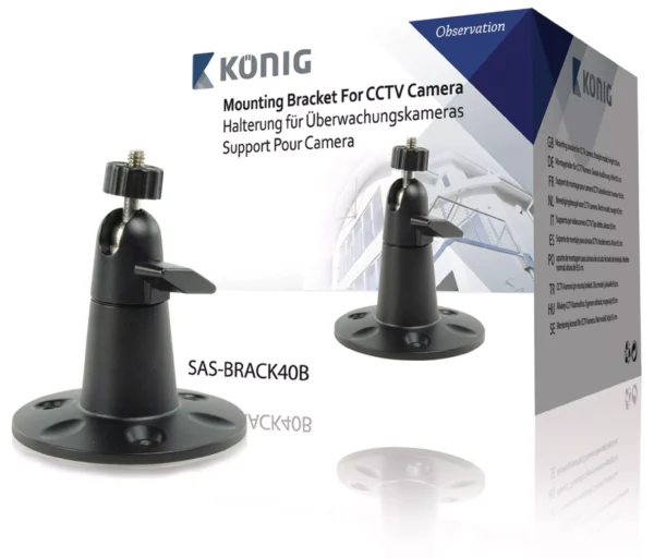 Suport camera montabila neagra Konig 80mm baza x 83mm lungime Suport camera montabila neagra Konig 80mm baza x 83mm lungime