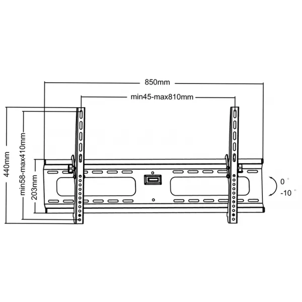 Suport inclinabil LCD Plasma max 75kg HQ Suport Inclinabil Lcd Plasma Max 75kg Hq