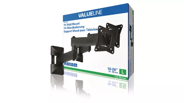 Suport Tv Fixare Pe Perete 10 26 25 66cm 15kg Valueline