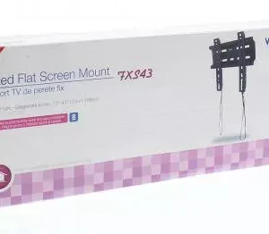 Suport TV LCD de perete 13-43" fix cu snur Well Suport Tv Lcd De Perete 13 43 Fix Cu Snur Well