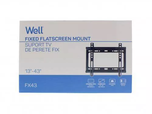 Suport TV LCD de perete 13"-43" fix Well FX43 Suport Tv Lcd De Perete 13 43 Fix Well Fx43