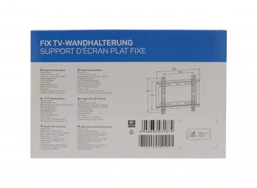 Suport TV LCD de perete 13"-43" fix Well FX43 Suport Tv Lcd De Perete 13 43 Fix Well Fx43