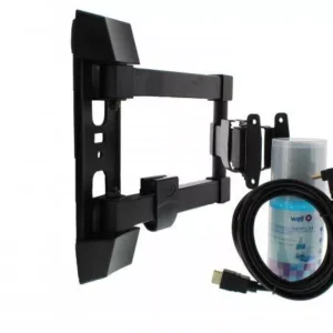 Suport Tv Lcd De Perete 23 55 Inch Reglabil 3 Brate Cablu Hdmi Solutie De Curatat Well