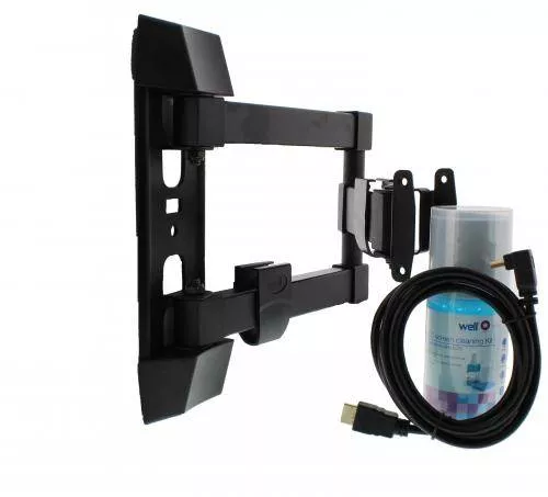 Suport Tv Lcd De Perete 23 55 Inch Reglabil 3 Brate Cablu Hdmi Solutie De Curatat Well