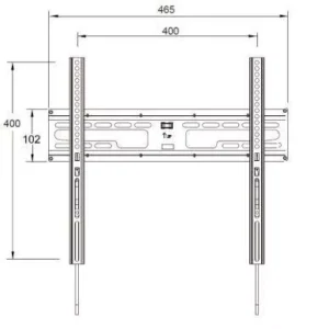 Suport Tv Lcd De Perete 23 60 Fix Cu Snur Well Tvs Lcd Fxs60p Wl