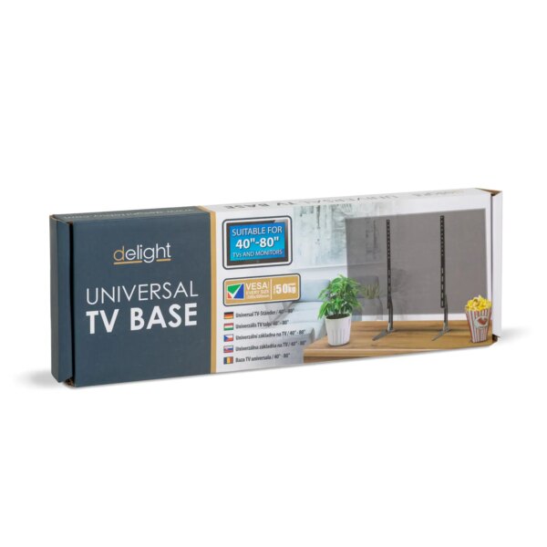 Suport Tv Universal 71x35cm Negru Delight 39682