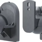 Suport universal difuzor Goobay 2buc pe perete regblabil 3.5kg negru