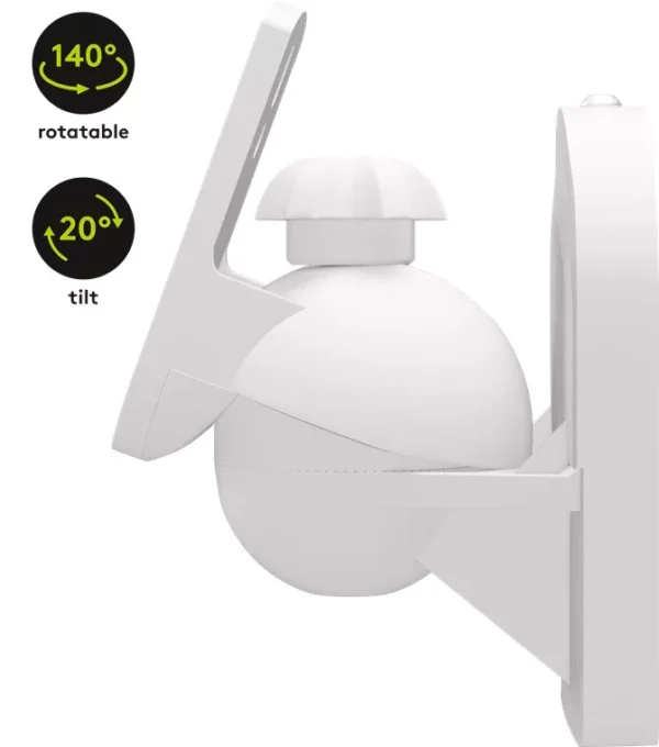 Suporti difuzoare universal 2buc Goobay pe perete regblabil 3.5kg alb Suporti Difuzoare Universal 2buc Goobay Pe Perete Regblabil 35kg Alb