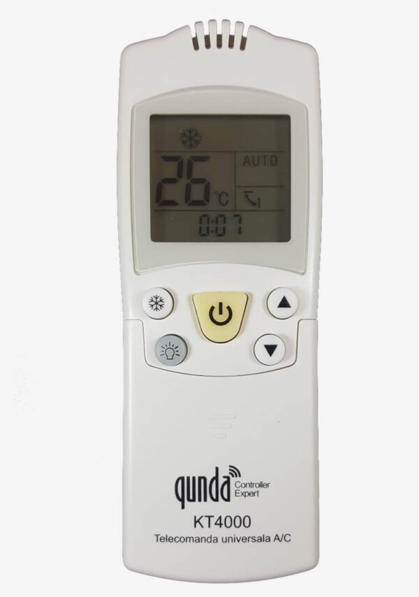Telecomanda Aer Conditionat Qunda KT4000 Universala 4000 coduri cu aceleasi functii cu originala (249) Telecomanda Aer Conditionat Qunda KT4000 Universala 4000 coduri cu aceleasi functii cu originala (249)