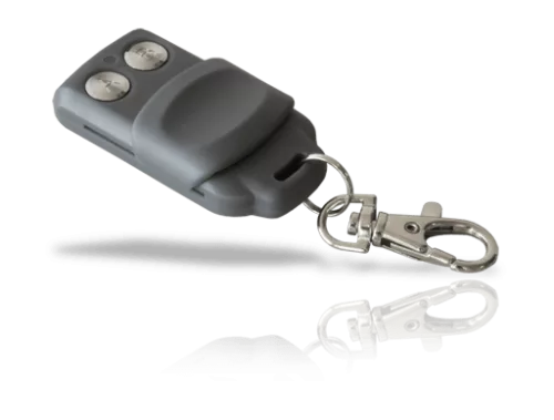 Telecomanda cu 2 canale pentru unitatea centrala a unui kit de siguranta