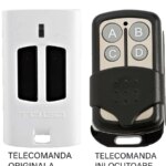 Telecomanda inlocuitoare 2 butoane frecventa 433.92MHz Beninca WP2 compatibila cu originalul (802)
