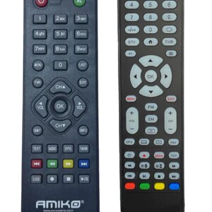 Telecomanda inlocuitoare compatibila pentru receptor Amiko T765 (676) Telecomanda inlocuitoare compatibila pentru receptor Amiko T765 (676)