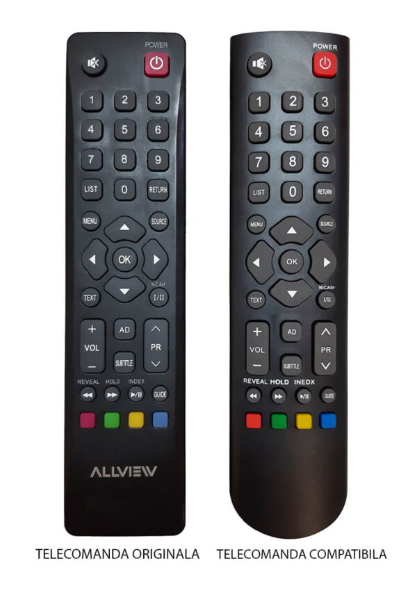 Telecomanda inlocuitoare compatibila pentru TV Allview 32ATC5500-H1-1 IR 1282 (347-1)