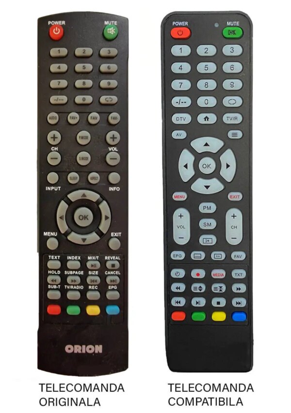 Telecomanda inlocuitoare compatibila pentru TV DenisNetwork DT48S2 (671)