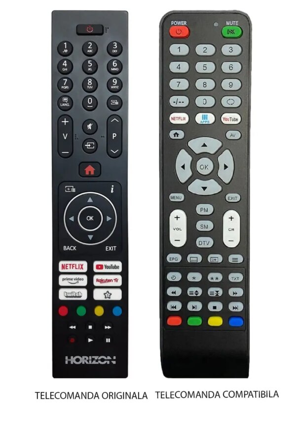 Telecomanda inlocuitoare compatibila pentru TV Horizon 32HL6330F/B (337-1/COMP)