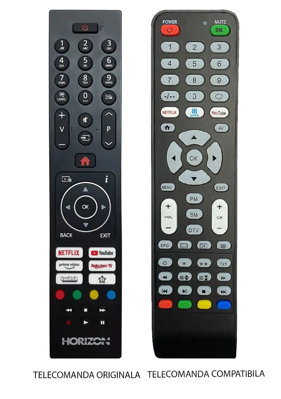 Telecomanda inlocuitoare compatibila pentru TV Horizon 32HL6330F/B (337-1/COMP)