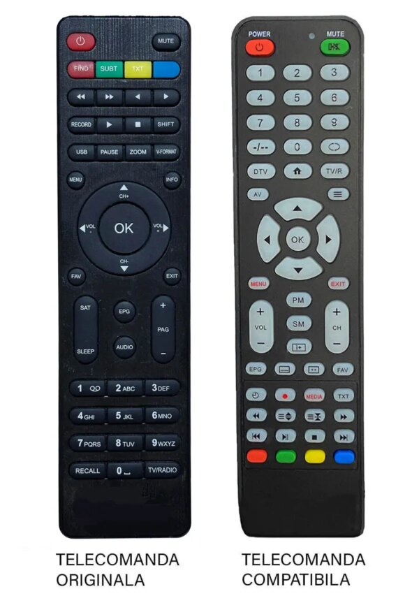 Telecomanda inlocuitoare compatibila receptor Alma S-2110 (677) Telecomanda inlocuitoare compatibila receptor Alma S-2110 (677)