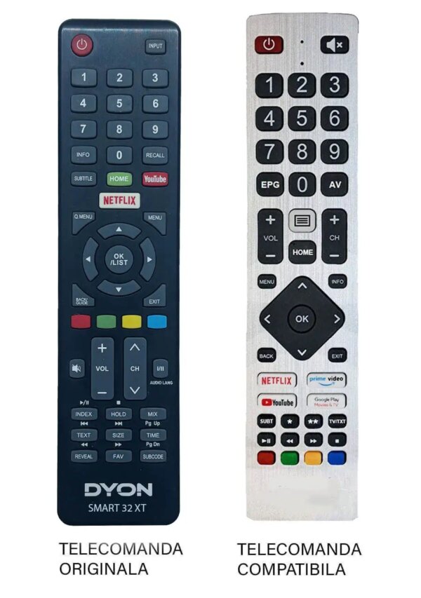 Telecomanda inlocuitoare compatibila TV DYON MOVIE SMART 32 XT (692-2)